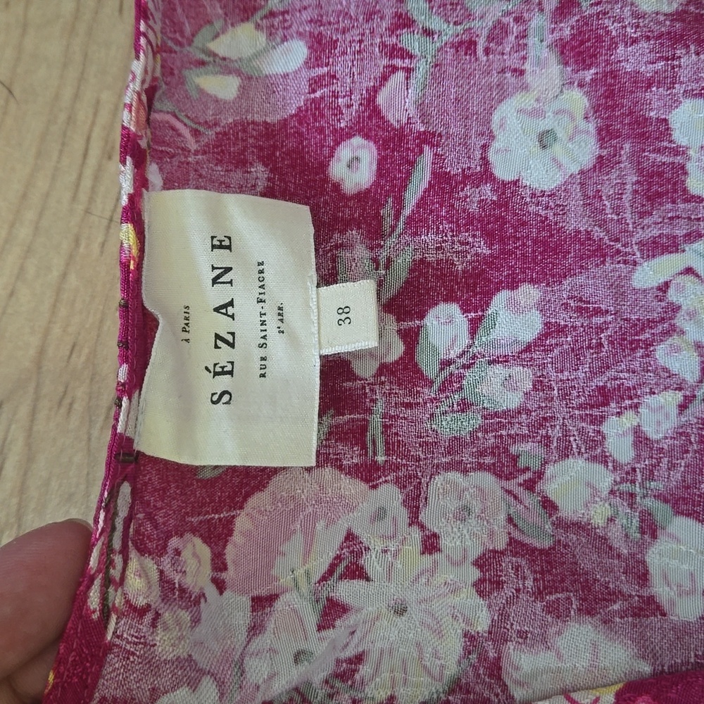 Sezane Dira Blouse in Minorca - Picture 5 of 8